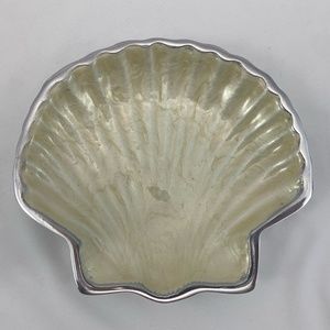 Mikasa Celebrations Aluminum Seashell Dish